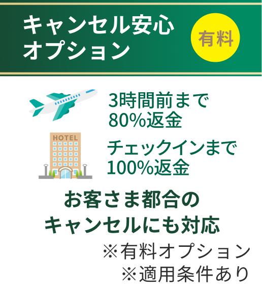 キャンセル安心オプション
