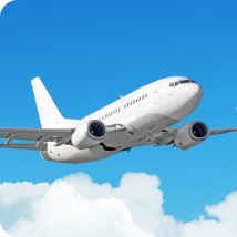 飛行機の写真